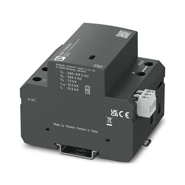 SP-EE-FLT-T1-264/12.5-3+0-UT-R - Condutor de descarga combinado tipo 1+2 - PHOENIX CONTACT
