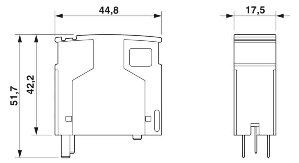 PT 2+1-S-48DC-ST - Plugue para proteção contra surtos tipo 3 - PHOENIX CONTACT - Uds./emb.: 10 unidade(s) - Imagem 3