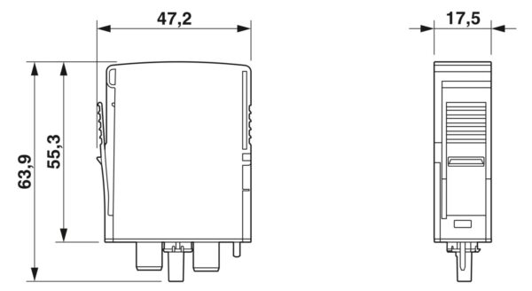 VAL-US-48/65-P - Plugue para proteção contra surtos tipo 1 - PHOENIX CONTACT - Imagem 3