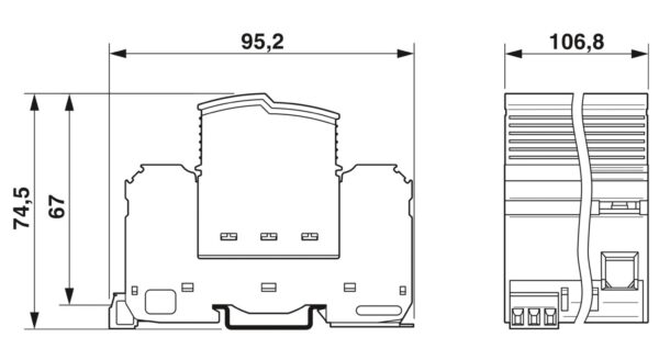 FLT-SEC-P-T1-2S-350/25-FM - Condutor de descarga combinado tipo 1+2 - PHOENIX CONTACT - Imagem 3