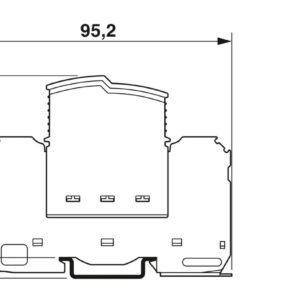 FLT-SEC-T1+T2-3C-350/25-FM – Protetor contra raios e surtos combinado tipo 1+2 special – PHOENIX CONTACT