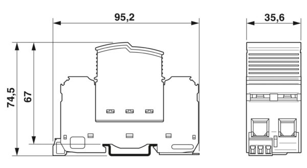 FLT-SEC-P-T1-N/PE-440/100-FM - Condutor de descarga combinado tipo 1+2 - PHOENIX CONTACT - Imagem 3