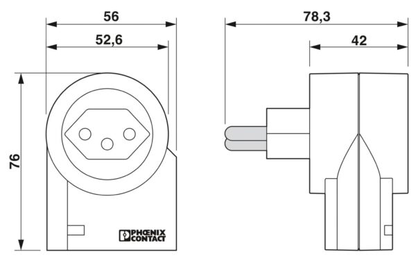 MNT-1 CH II - Dispositivo de proteção contra surtos tipo 3 - PHOENIX CONTACT - Imagem 3
