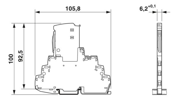 TTC-6P-T3-24DC-UT-I - Dispositivo de proteção contra surtos tipo 3 - PHOENIX CONTACT - Imagem 4