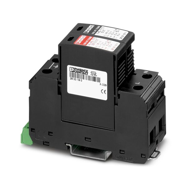 VAL-MS-T1/T2 335/12.5/1+1-FM - Dispositivo de proteção contra raios/surtos de tensão tipo 1/2 - PHOENIX CONTACT