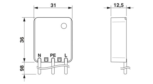 BLT-T3-230-A - Dispositivo de proteção contra surtos tipo 3 - PHOENIX CONTACT - Uds./emb.: 10 unidade(s) - Imagem 3