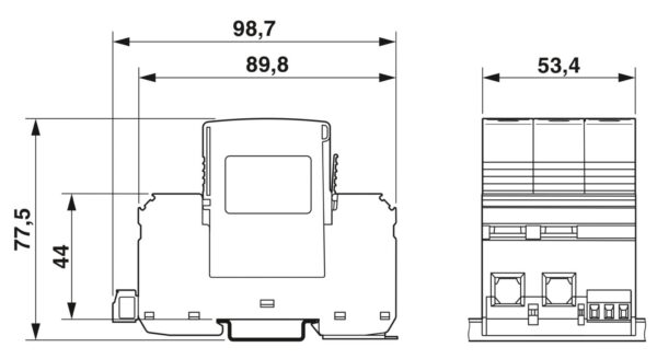 VAL-US-277/80/3+0-FM - Dispositivo de proteção contra surtos - PHOENIX CONTACT - Imagem 3