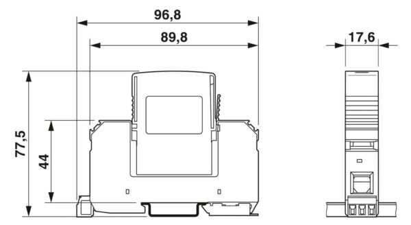 VAL-US-120/65/1+0-FM - Dispositivo de proteção contra surtos - PHOENIX CONTACT - Imagem 3