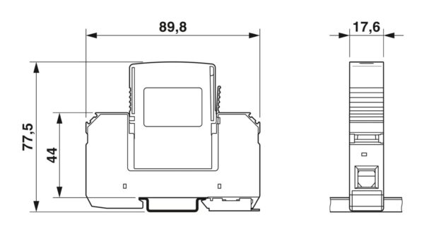 F-MS-T1/T2 50 - Dispositivo de proteção contra raios/surtos de tensão tipo 1/2 - PHOENIX CONTACT - Imagem 3