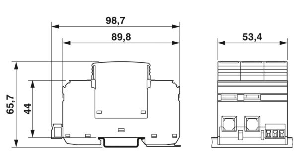 VAL-US-600D/30/3+0-FM - Dispositivo de proteção contra surtos - PHOENIX CONTACT - Imagem 3