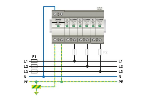 FLT-SEC-T1+T2-3S-350/25-FM - Protetor contra raios e surtos combinado tipo 1+2 special - PHOENIX CONTACT - Imagem 5