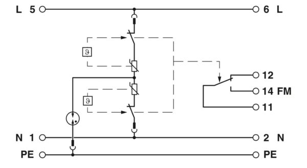 PLT-SEC-T3-230-FM-PT - Dispositivo de proteção contra surtos tipo 3 - PHOENIX CONTACT - Imagem 2