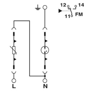 VAL-US-277/40/1+1-FM – Dispositivo de proteção contra surtos – PHOENIX CONTACT