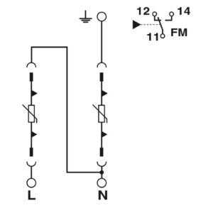 VAL-US-48/65/1+1V-FM – Dispositivo de proteção contra surtos – PHOENIX CONTACT