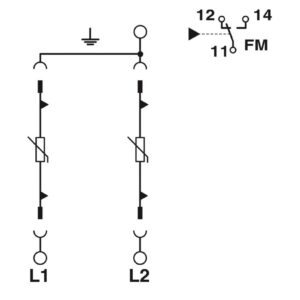 VAL-US-600D/30/2+0-FM – Dispositivo de proteção contra surtos – PHOENIX CONTACT
