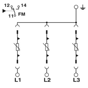 VAL-US-240/40/3+0-FM – Dispositivo de proteção contra surtos – PHOENIX CONTACT