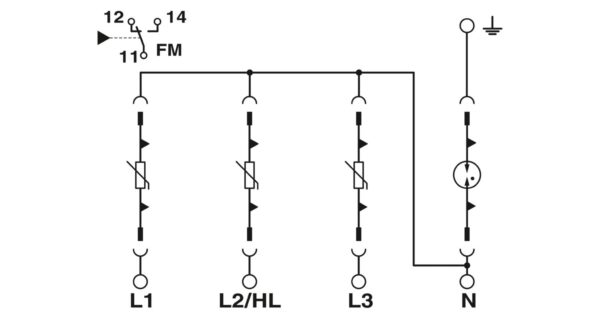 VAL-US-277/40/3+1-FM - Dispositivo de proteção contra surtos - PHOENIX CONTACT - Imagem 2