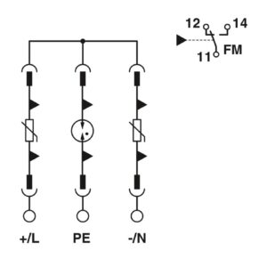 VAL-SEC-T2-2+F-120DC-FM – Protetor contra sobretensão tipo 2 – PHOENIX CONTACT