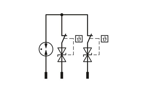 TTC-6P-T3-24DC-I-P - Plugue para proteção contra surtos tipo 3 - PHOENIX CONTACT - Imagem 2