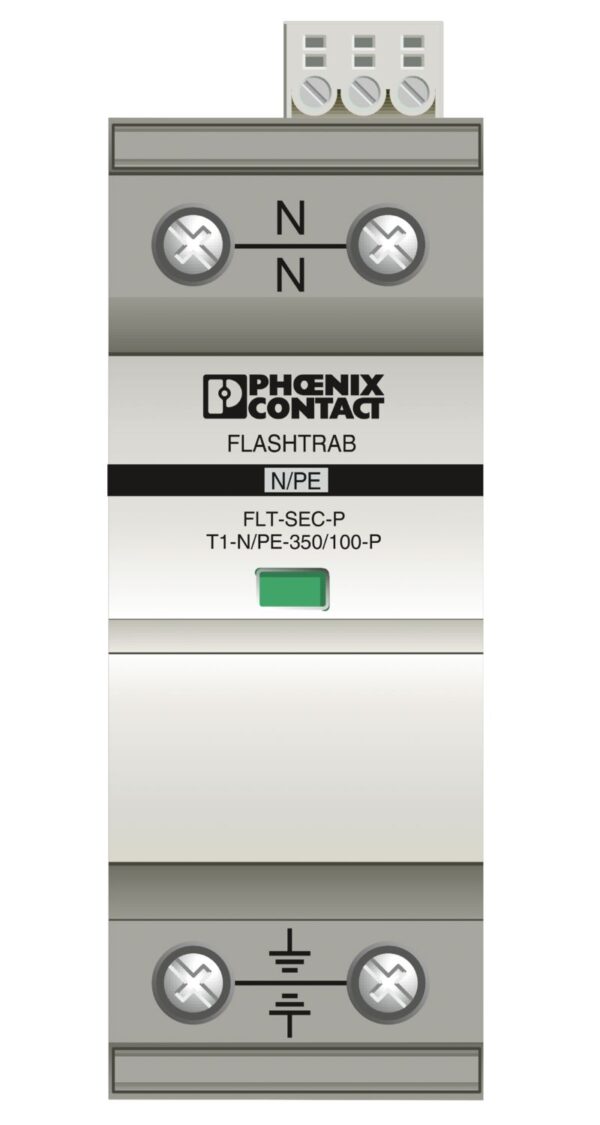 FLT-SEC-P-T1-N/PE-350/100-FM - Condutor de descarga combinado tipo 1+2 - PHOENIX CONTACT - Imagem 3