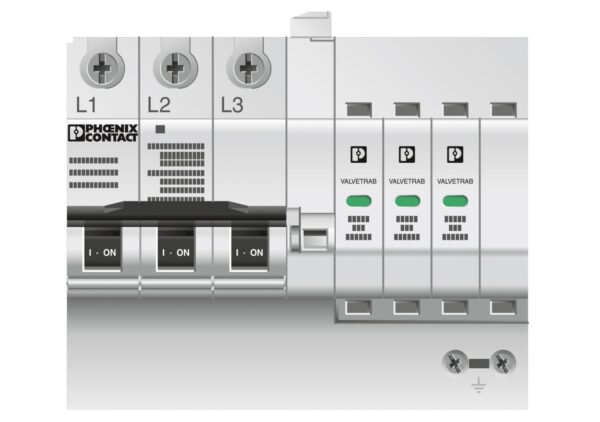 VAL-CP-MCB-3C-350/40/FM - Protetor contra sobretensão tipo 2 - PHOENIX CONTACT - Imagem 3