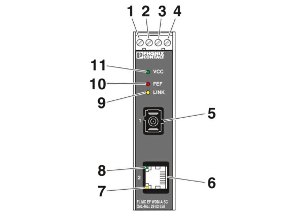 FL MC EF WDM-SET SC - Conversor com conector de fibra óptica - PHOENIX CONTACT - Imagem 5