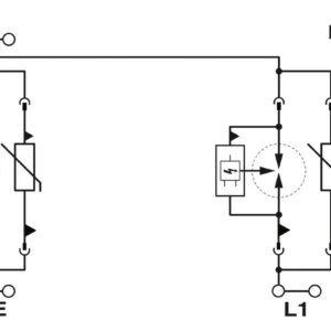 FLT-SEC-T1+T2-2IT-350/25-FM – Protetor contra raios e surtos combinado tipo 1+2 special – PHOENIX CONTACT