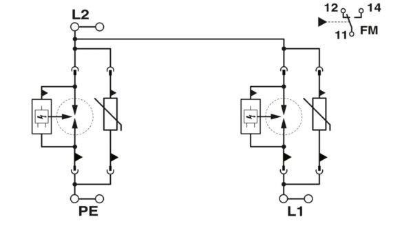 FLT-SEC-T1+T2-2IT-350/25-FM - Protetor contra raios e surtos combinado tipo 1+2 special - PHOENIX CONTACT - Imagem 2