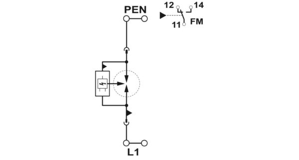FLT-SEC-P-T1-1C-264/50-FM - Condutor de descarga combinado tipo 1+2 - PHOENIX CONTACT - Imagem 2