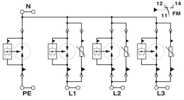 FLT-SEC-T1+T2-3S-350/25-FM - Protetor contra raios e surtos combinado tipo 1+2 special - PHOENIX CONTACT - Imagem 6
