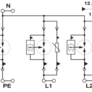 FLT-SEC-T1+T2-2S-350/25-FM – Protetor contra raios e surtos combinado tipo 1+2 special – PHOENIX CONTACT