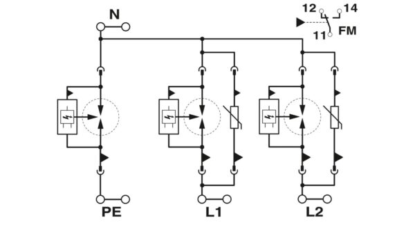 FLT-SEC-T1+T2-2S-350/25-FM - Protetor contra raios e surtos combinado tipo 1+2 special - PHOENIX CONTACT - Imagem 2