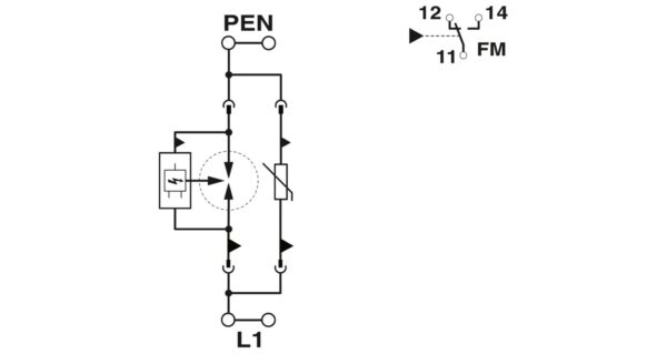 FLT-SEC-T1+T2-1C-350/25-FM - Protetor contra raios e surtos combinado tipo 1+2 special - PHOENIX CONTACT - Imagem 2