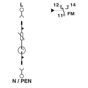 VAL-SPP-T2-350-1VF+0-UT-R – Protetor contra sobretensão tipo 2 – PHOENIX CONTACT