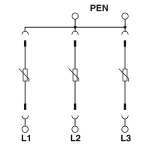 VAL-MS 580/3+0 – Protetor contra sobretensão tipo 2 – PHOENIX CONTACT