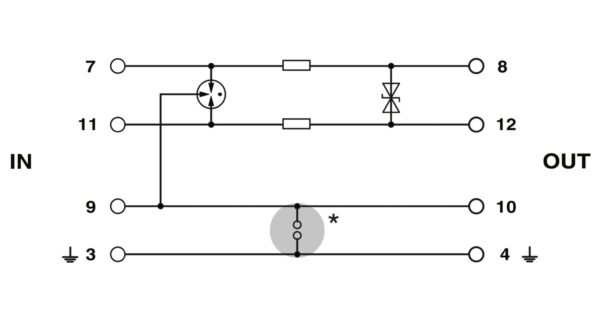 PT 1X2-24DC-ST - Plugue para dispositivo de proteção contra surtos - PHOENIX CONTACT - Imagem 5