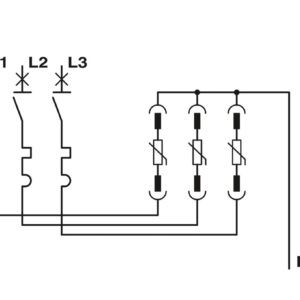 VAL-CP-MCB-3C-350/40/FM – Protetor contra sobretensão tipo 2 – PHOENIX CONTACT