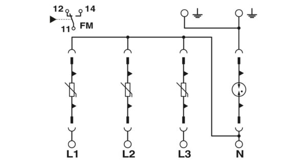 VAL-SPP-T2-335-3+1-UT-R - Protetor contra sobretensão tipo 2 - PHOENIX CONTACT - Imagem 2