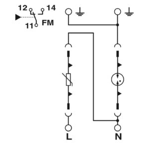 VAL-MS-EE-T1/T2-1+1-335-FM – Dispositivo de proteção contra raios/surtos de tensão tipo 1/2 – PHOENIX CONTACT