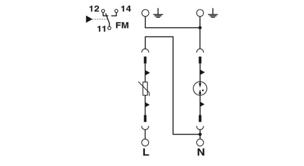 VAL-MS-EE-T1/T2-1+1-335-FM - Dispositivo de proteção contra raios/surtos de tensão tipo 1/2 - PHOENIX CONTACT - Imagem 2