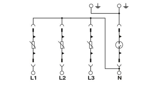 VAL-SPP-T2-275/40-3+1-UT - Protetor contra sobretensão tipo 2 - PHOENIX CONTACT - Imagem 4