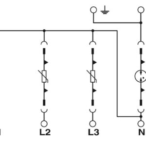 VAL-MS-EE-T1/T2-3+1-335 – Dispositivo de proteção contra raios/surtos de tensão tipo 1/2 – PHOENIX CONTACT