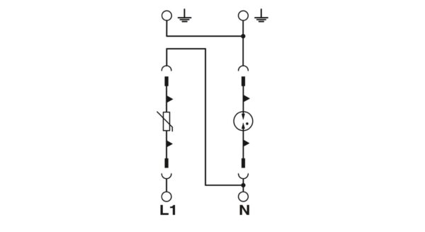 VAL-MS-T1/T2 335/12.5/1+1 - Dispositivo de proteção contra raios/surtos de tensão tipo 1/2 - PHOENIX CONTACT - Imagem 2