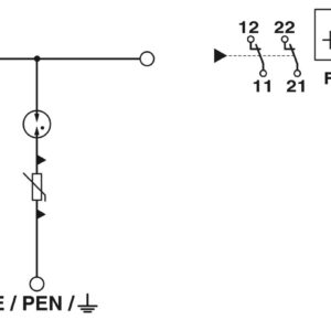 PWT 35-800AC-FM – Dispositivo de proteção contra raios/surtos de tensão tipo 1/2 – PHOENIX CONTACT