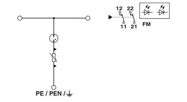 PWT 35-800AC-FM - Dispositivo de proteção contra raios/surtos de tensão tipo 1/2 - PHOENIX CONTACT - Imagem 2