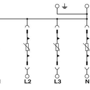 VAL-MS-T1/T2 335/12.5/4+0 – Dispositivo de proteção contra raios/surtos de tensão tipo 1/2 – PHOENIX CONTACT