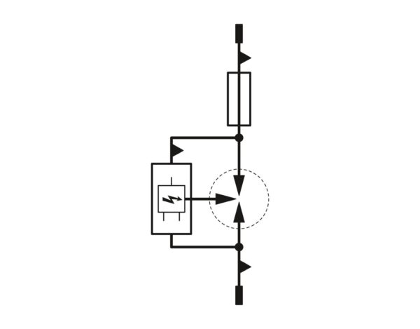 FLT-SEC-H-T1-440/25-P - Plugue para proteção contra surtos tipo 1 - PHOENIX CONTACT - Imagem 2