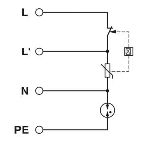BLT-T2-1S-305-UT – Protetor contra sobretensão tipo 2 – PHOENIX CONTACT – Uds./emb.: 10 unidade(s)