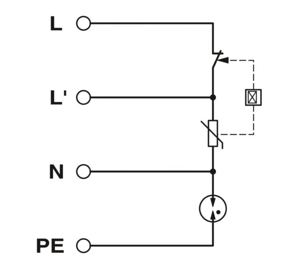 BLT-T2-1S-305-UT - Protetor contra sobretensão tipo 2 - PHOENIX CONTACT - Uds./emb.: 10 unidade(s) - Imagem 2