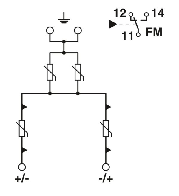 VAL-MB-T2-750DC-2+V-R - Protetor contra sobretensão tipo 2 - PHOENIX CONTACT - Imagem 2